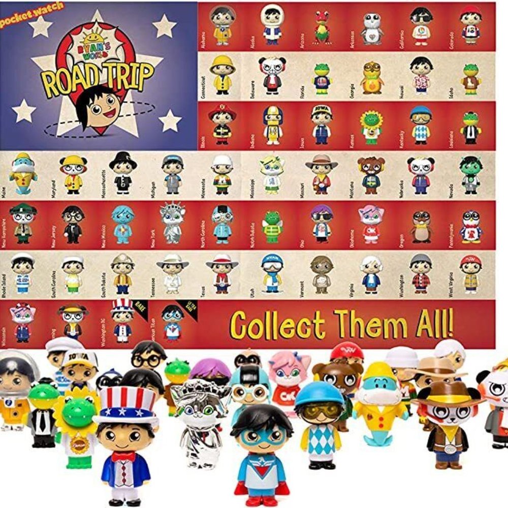 Ryans World Road Trip 52 pc Complete Figure Set - Picture 6 of 8